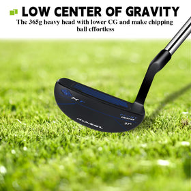 MAZEL chipper top alignment line aids precise aiming on the green