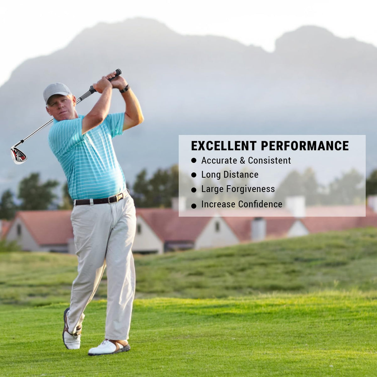 CNC milled face delivers consistent grooves for accuracy.