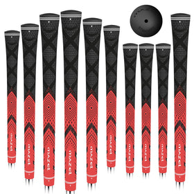 MAZEL cord rubber golf grips pack front for all-weather control on the course