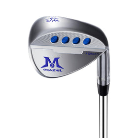MAZEL forged golf wedge 48deg toe close-up showing precise grooves for control