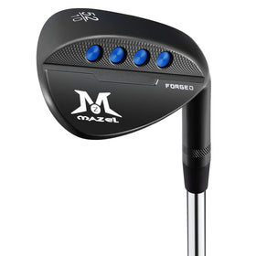 Mazel forged golf wedge with milled face for consistent spin.