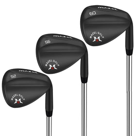MAZEL forged wedges with black finish for greenside control
