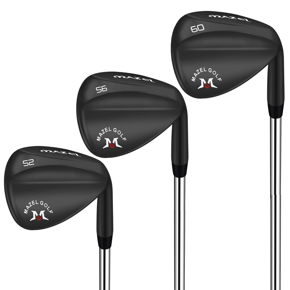 MAZEL forged wedges with black finish for greenside control