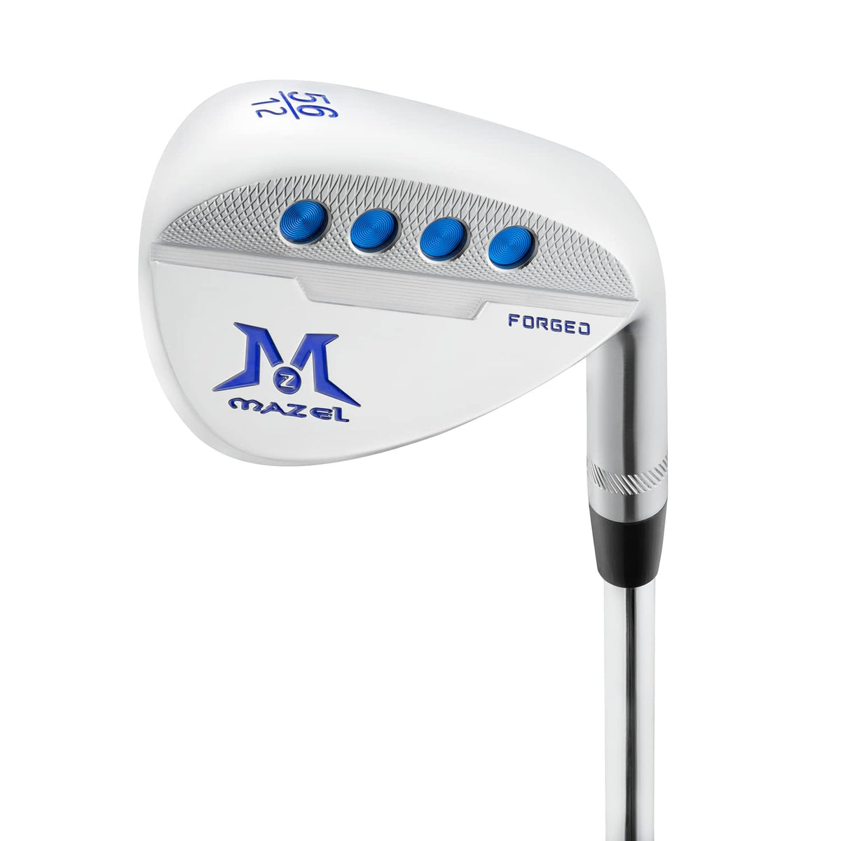 MAZEL CNC milled grooves on wedge face for consistent spin and forgiveness