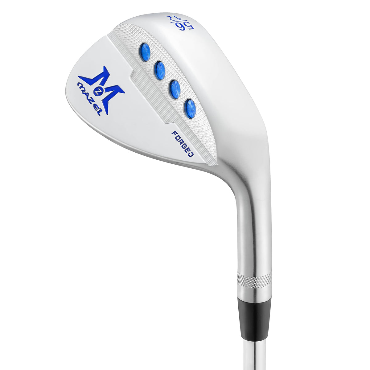 MAZEL forged wedge face close-up with milled grooves for spin and control
