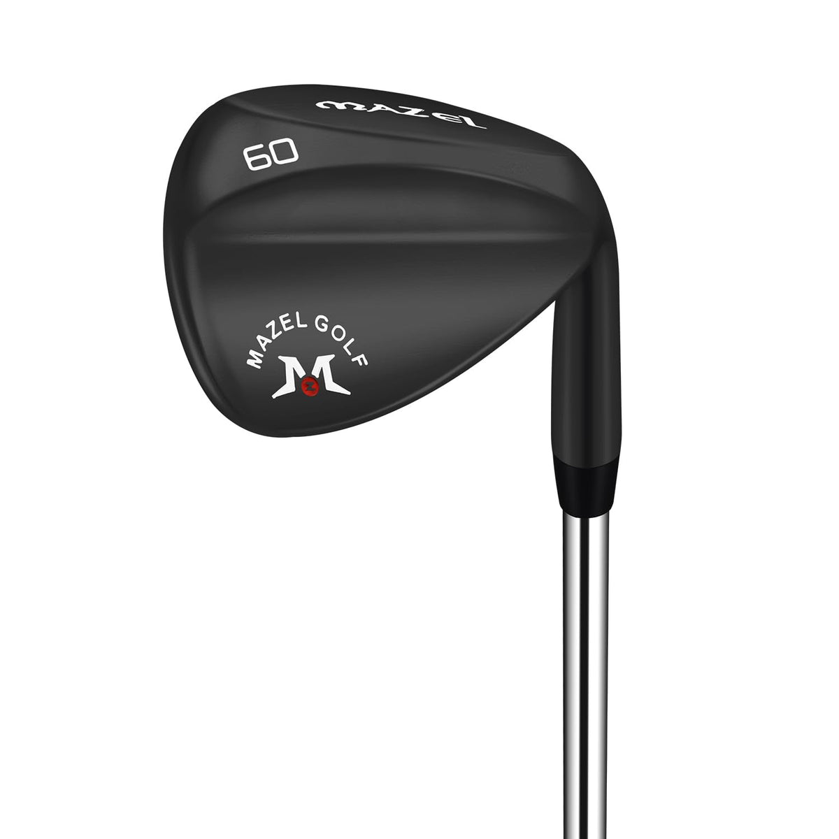 MAZEL forged gap wedge in motion for precise green-side control.