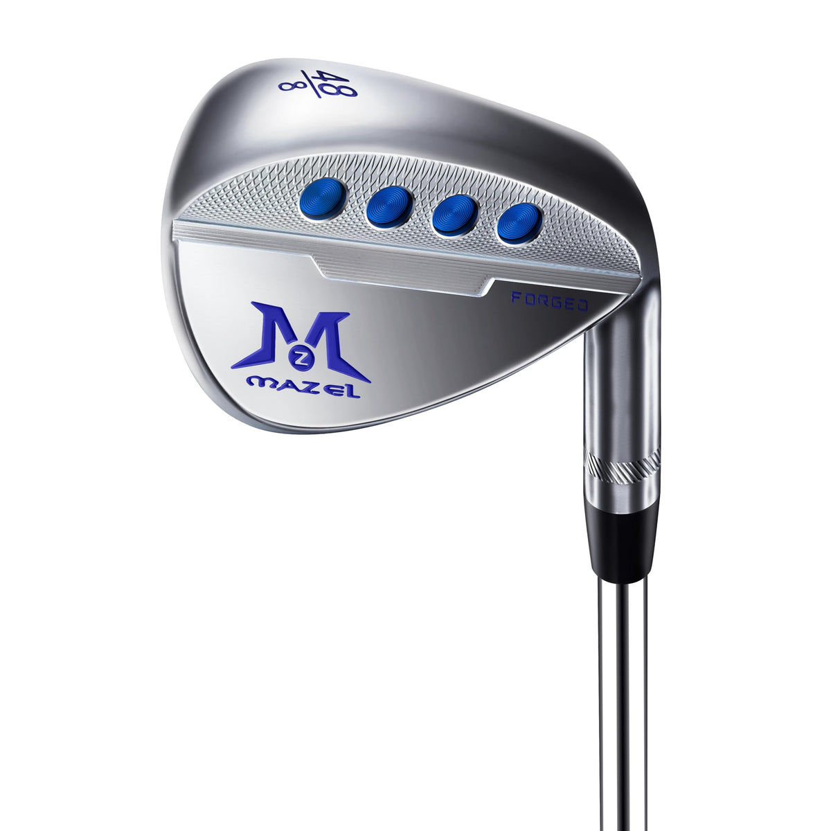 MAZEL forged wedges hero shot showing right-handed design for precise short-game control.