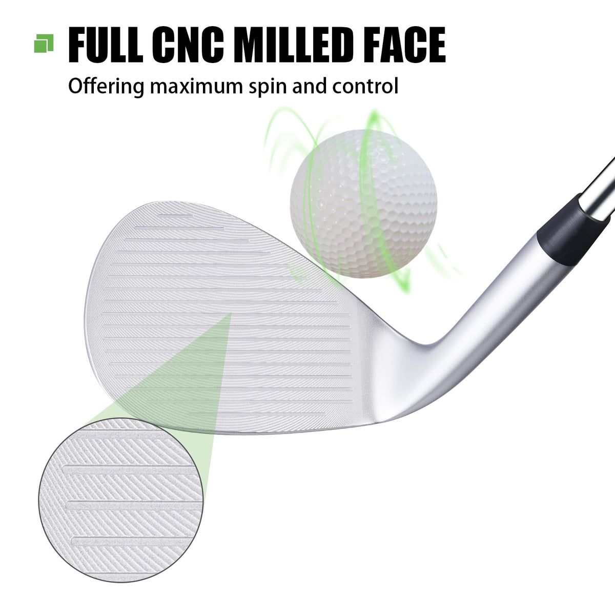 MAZEL gap wedge with precise loft for reliable approaches