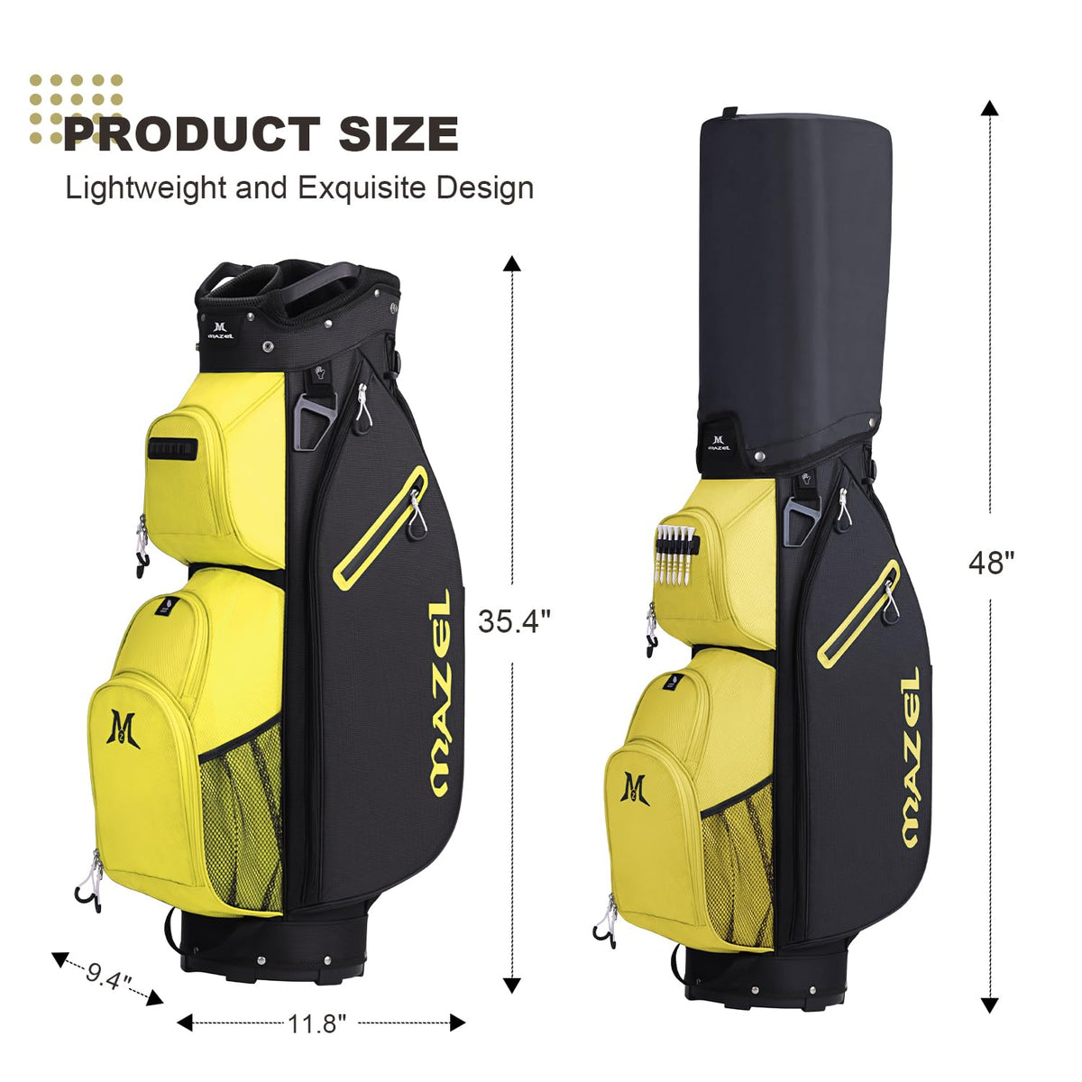 MAZEL bag with umbrella holder for sudden weather changes.