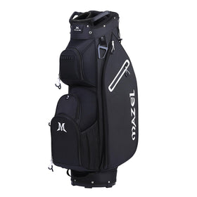 MAZEL golf cart bag with 7-way top keeps clubs organized for easy access.