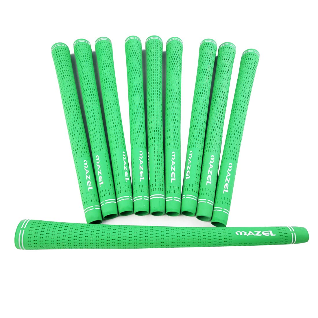 MAZEL grips fit driver, chipping, irons, and hybrids for versatility.