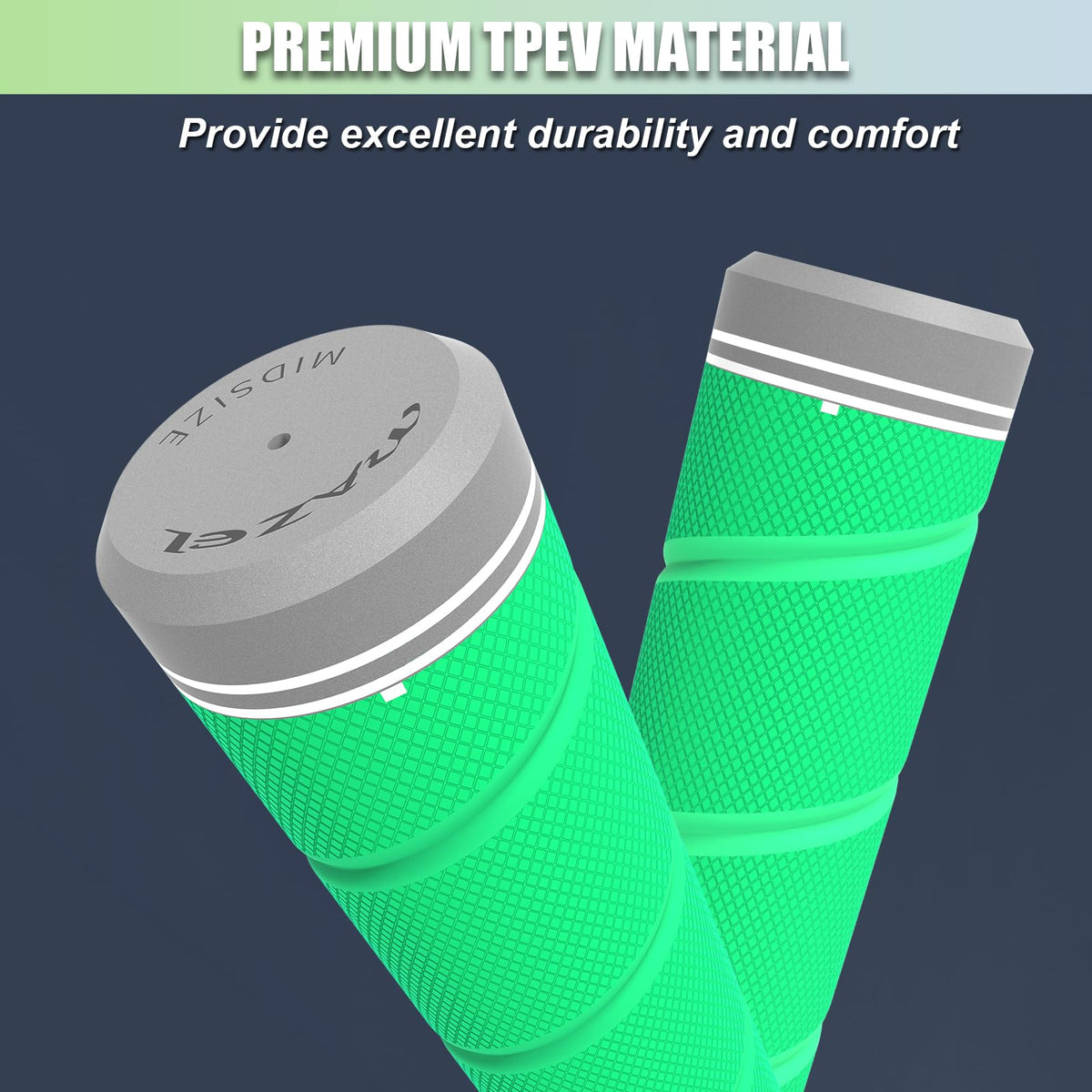 MAZEL durable TPEV grips for long-lasting performance on the course