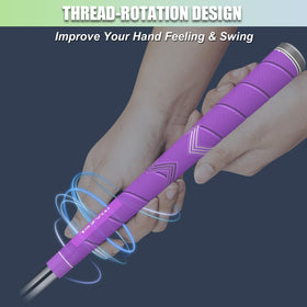 MAZEL multi-use grips fit driver, irons, and hybrids for versatile upgrades