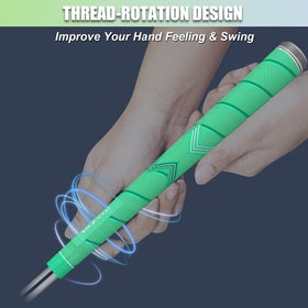 MAZEL 10-pack grips ideal for drivers, irons, and hybrids