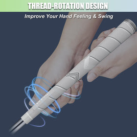 MAZEL standard/midsize grip fits most golfers for comfortable control