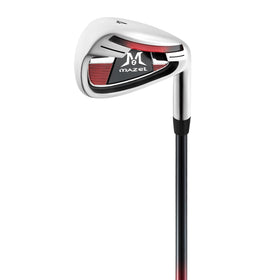 MAZEL iron face close-up showing CNC grooves for precision.