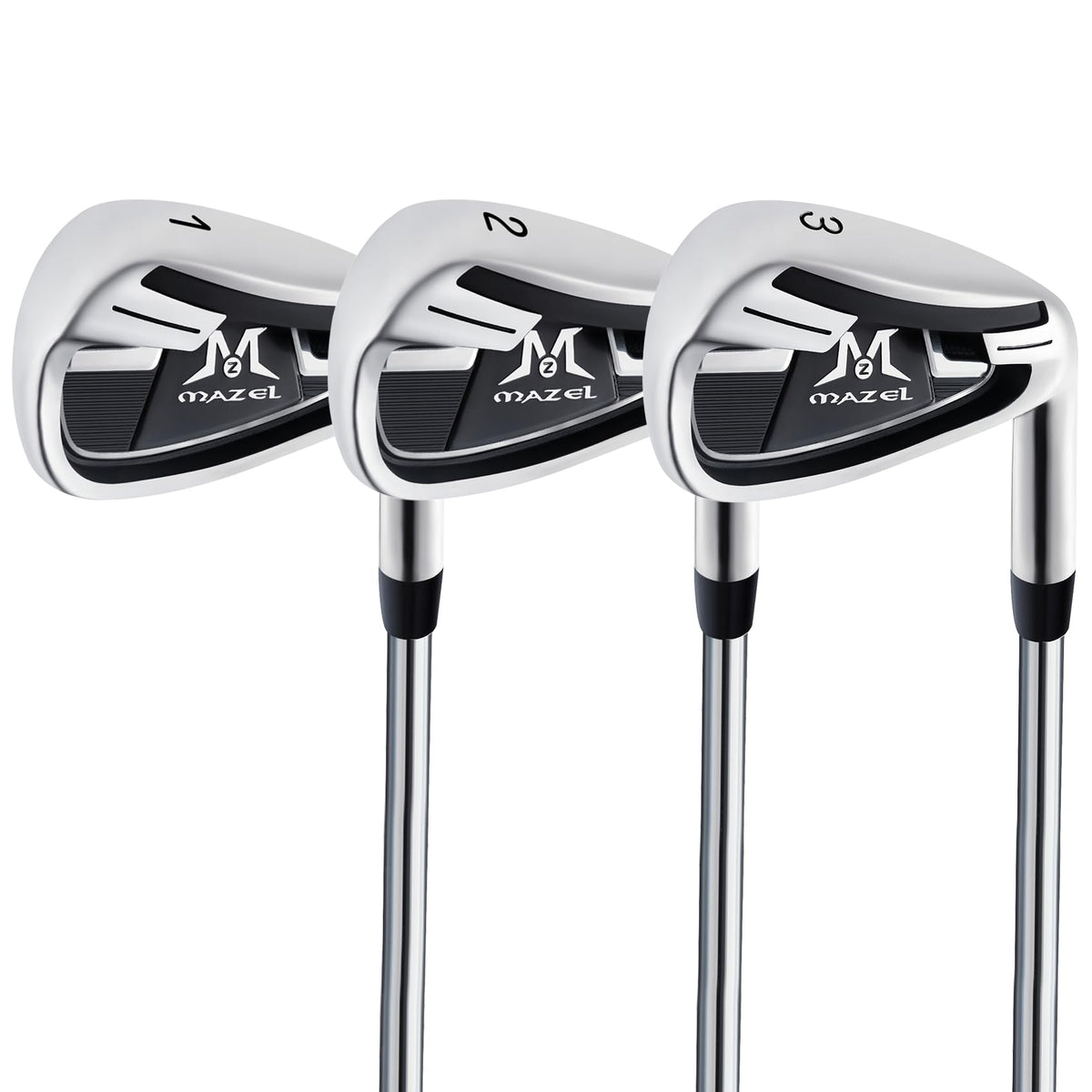 MAZEL golf iron with back cavity design helps easy launch and confident tee shots.