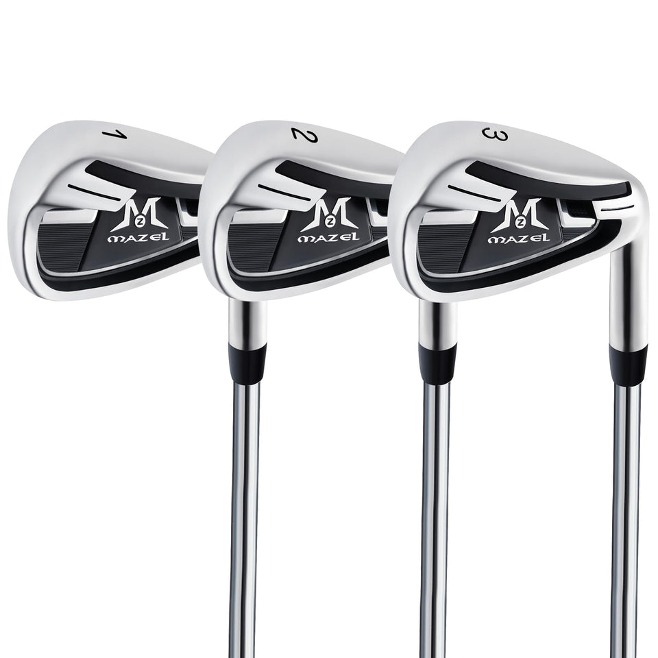 MAZEL golf iron with back cavity design helps easy launch and confident tee shots.