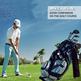 MAZEL iron black red stainless finish adds premium look on the course