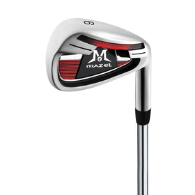 Mazel Golf Iron with low CG launch for easier ball flight on tee and fairway.