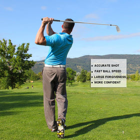 MAZEL right-handed iron for straight setup and confident play
