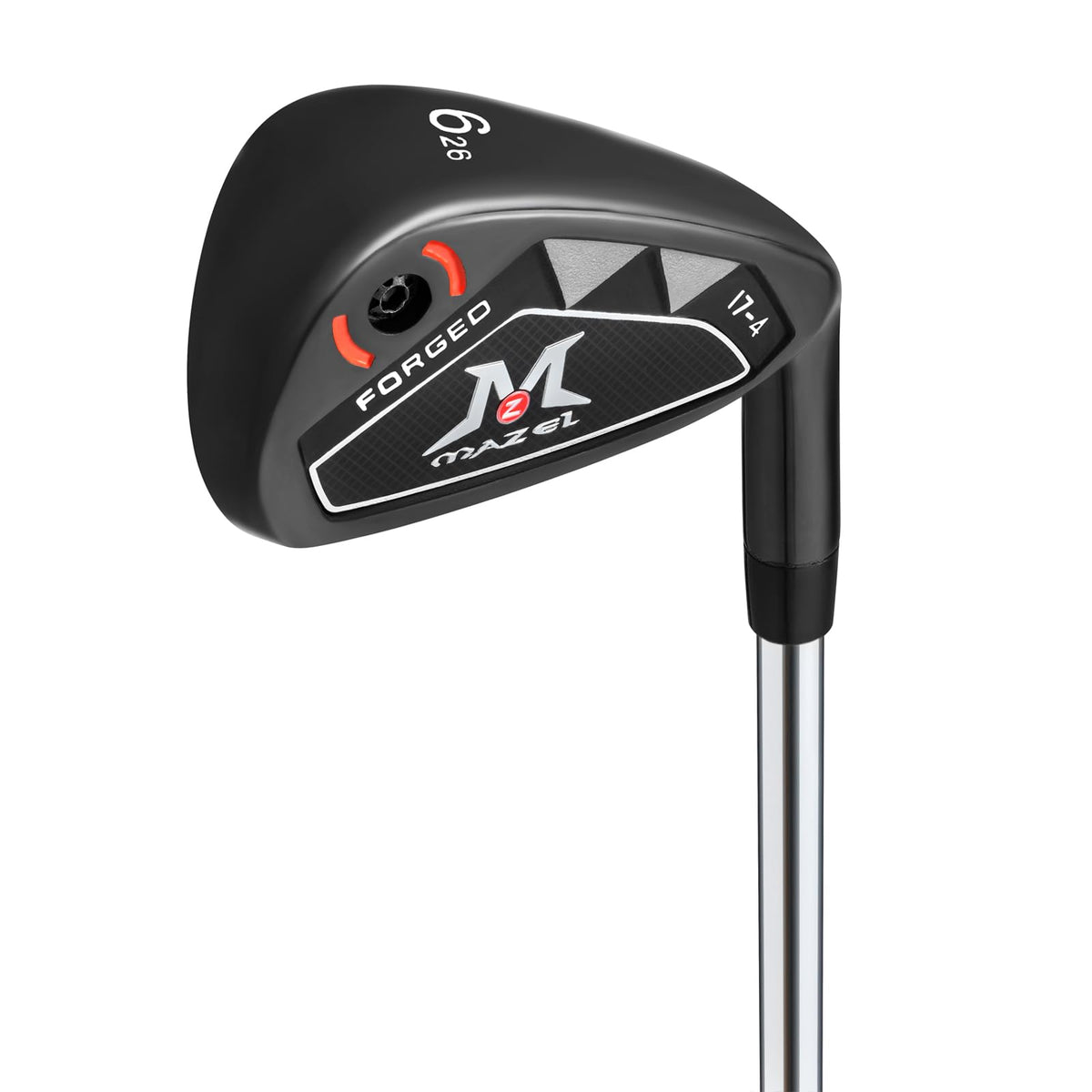 MAZEL hollow-body irons improve speed and consistency on impact.