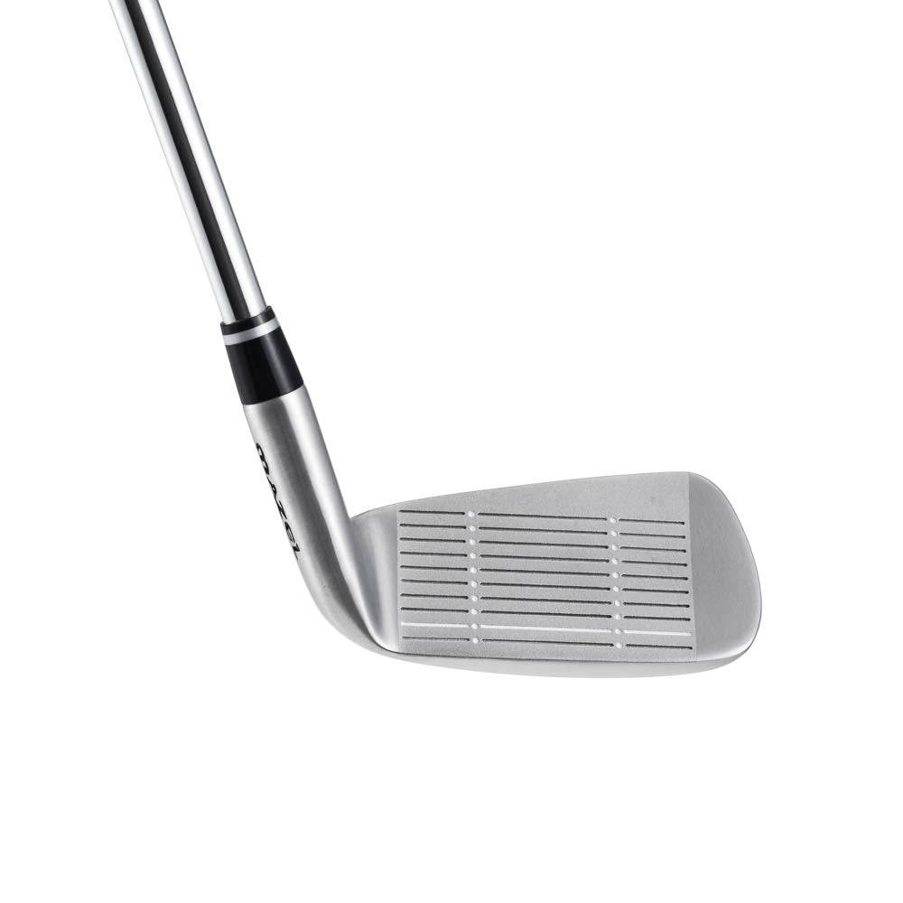MAZEL 55° face wedge supports high, soft landings on chip shots.