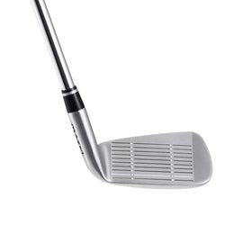 MAZEL 55° face wedge supports high, soft landings on chip shots.