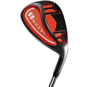MAZEL Golf Wedge close-up of CNC-milled face delivers added spin for precision.