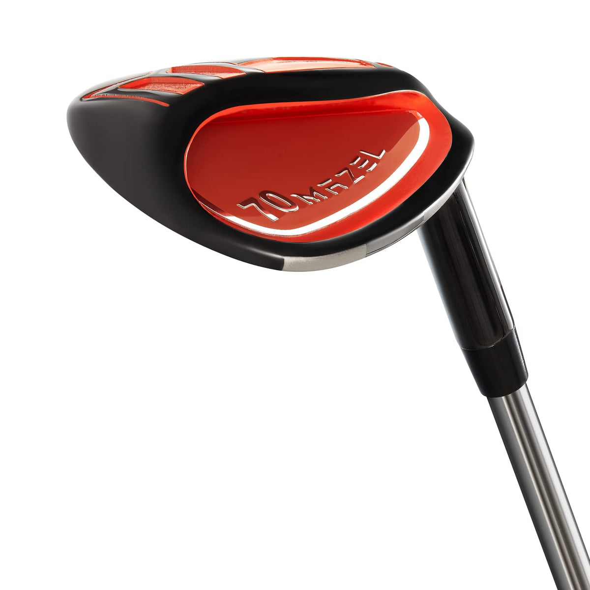 MAZEL wedge close-up shows CNC milled face for consistent spin control.