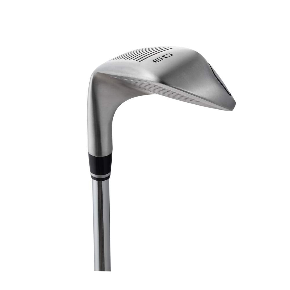 On-green action showing reduced turf friction with MAZEL golf wedge