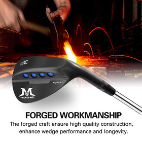 MAZEL wedge high-toe weighting enhances feel across lofts