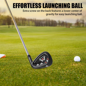 MAZEL hollow body construction enhances distance and forgiveness on mis-hits.