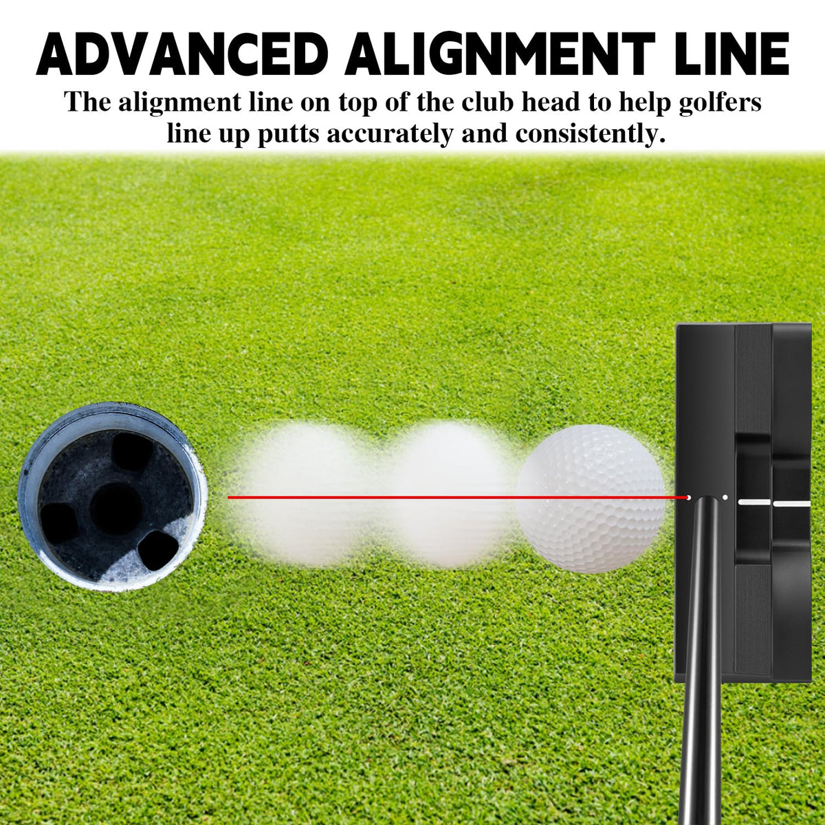 MAZEL low CG design for smoother, more stable strokes.
