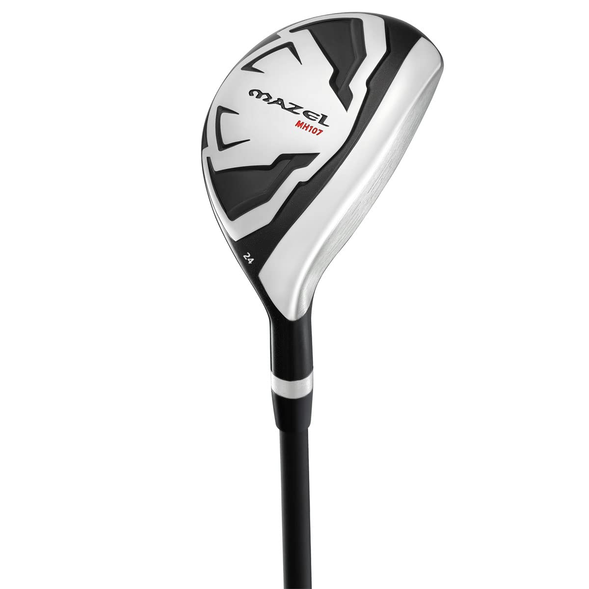 MAZEL golf hybrid 21-degree club head enables versatile long approach shots.