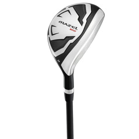 MAZEL golf hybrid 21-degree club head enables versatile long approach shots.