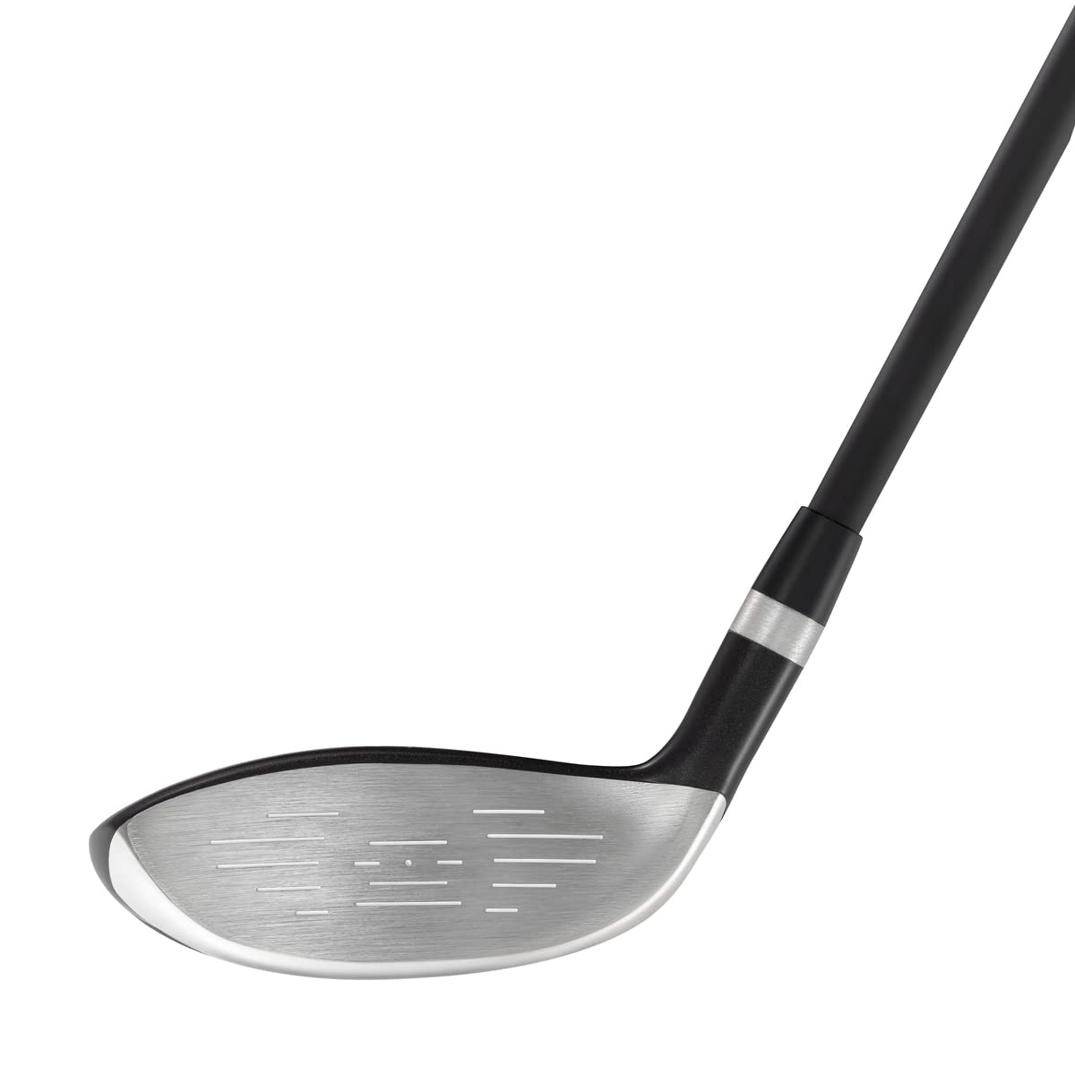 MAZEL Men Golf Hybrid Rescue in action with forgiving clubface for easy contact.