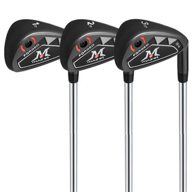 MAZEL men golf iron set 9pcs front view highlighting confidence and distance