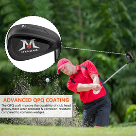 Low-CG face on MAZEL wedge helps easy ball launch.