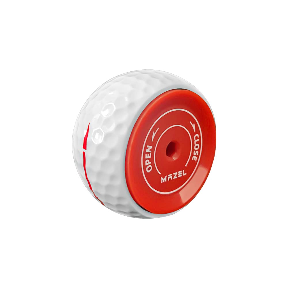MAZEL putting ball with center line guides a square stroke for consistency