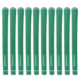 MAZEL rubber golf grips set, midsize standard, enhance all-weather grip and comfort on swings.