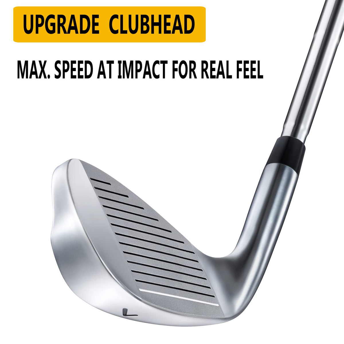 MAZEL Short 7 Iron kids back view showing compact, kid-friendly design