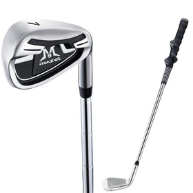 MAZEL Short 7 Iron for kids front view with ergonomic grip for better control