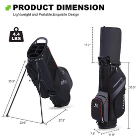 MAZEL stable stand non-slip base keeps bag steady on terrain.