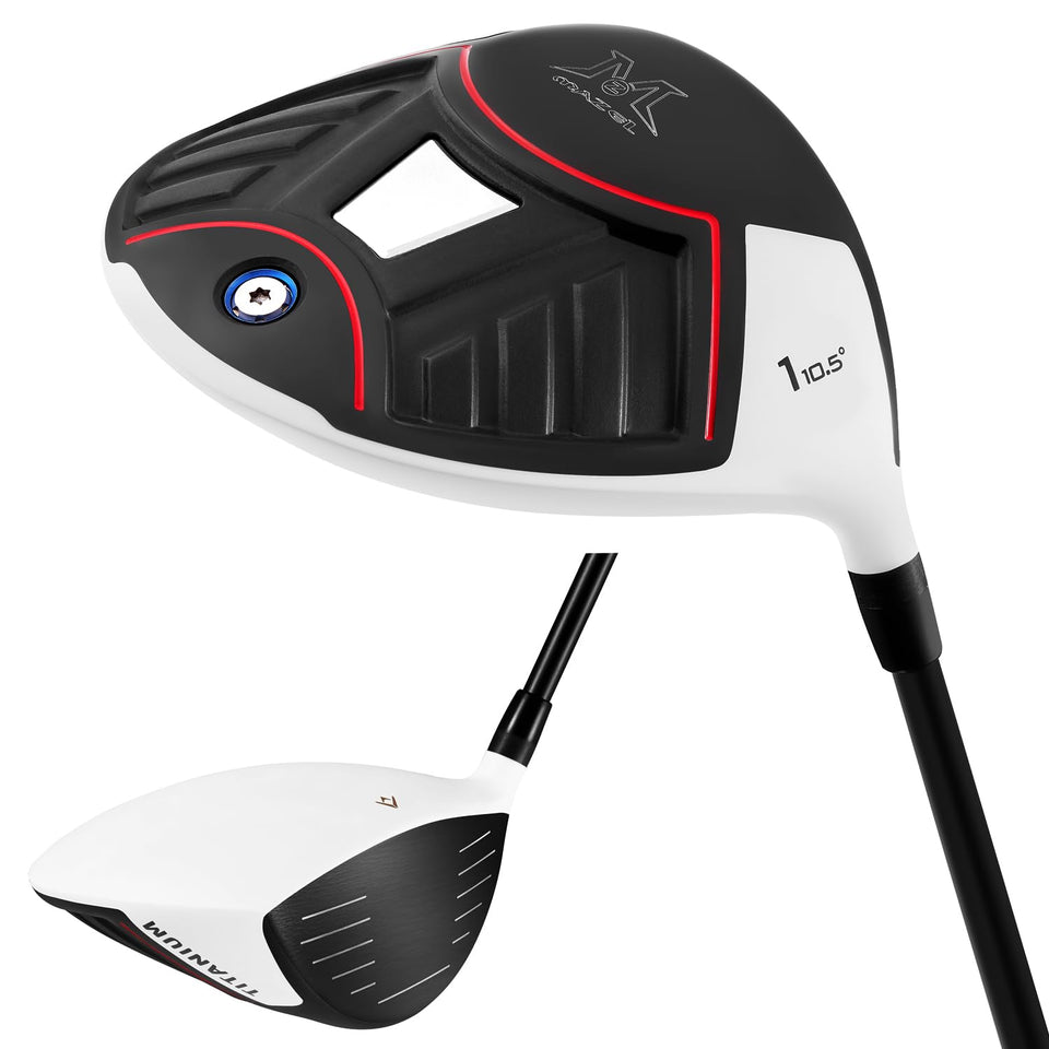 MAZEL Titanium Driver 460cc cup-face for forgiveness and distance
