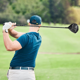 MAZEL 460cc deep-face shot underscores the enlarged sweet spot.