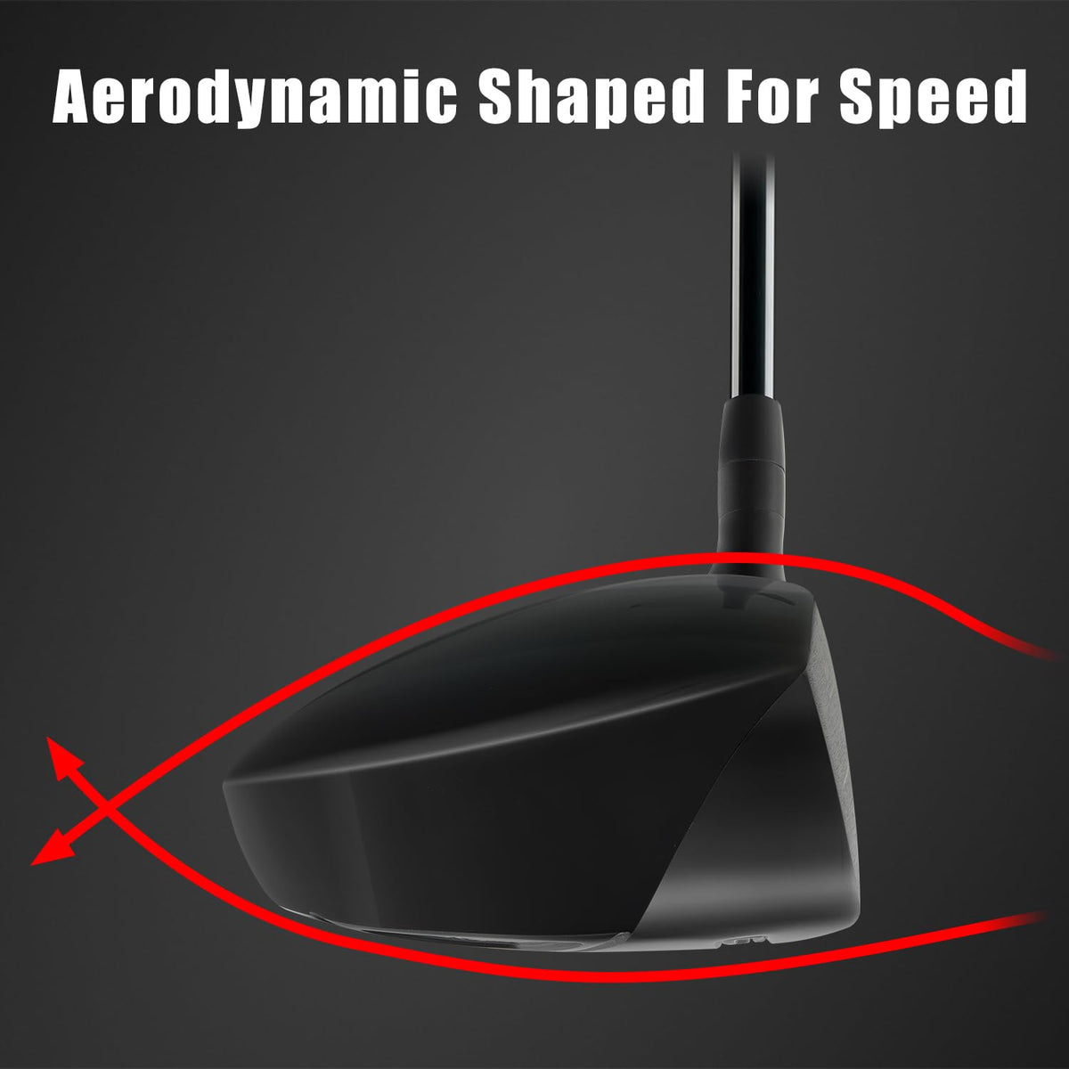 MAZEL driver features low CG for a smooth, controlled launch.