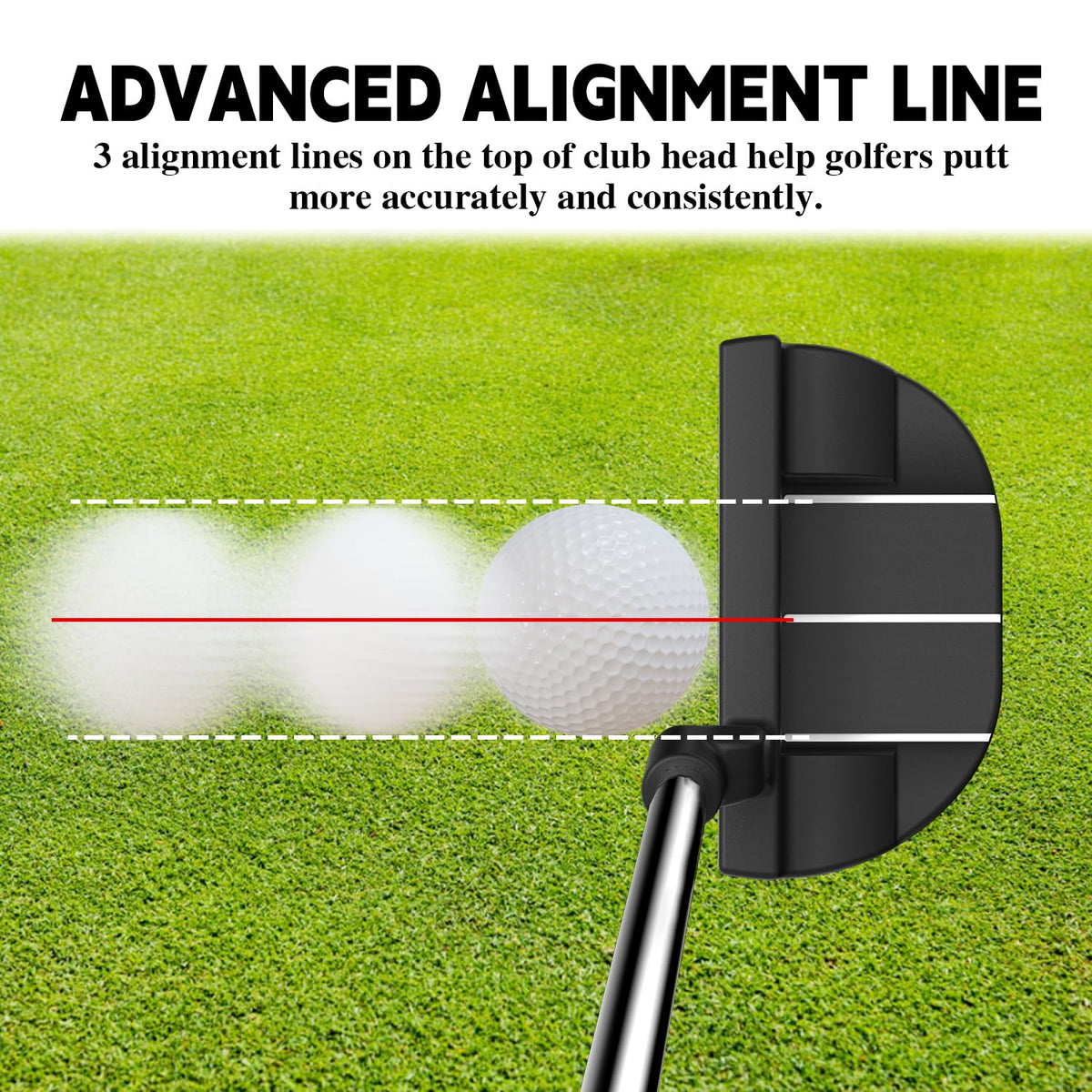 MAZEL Tour GS CNC milled face enhances stability and balance