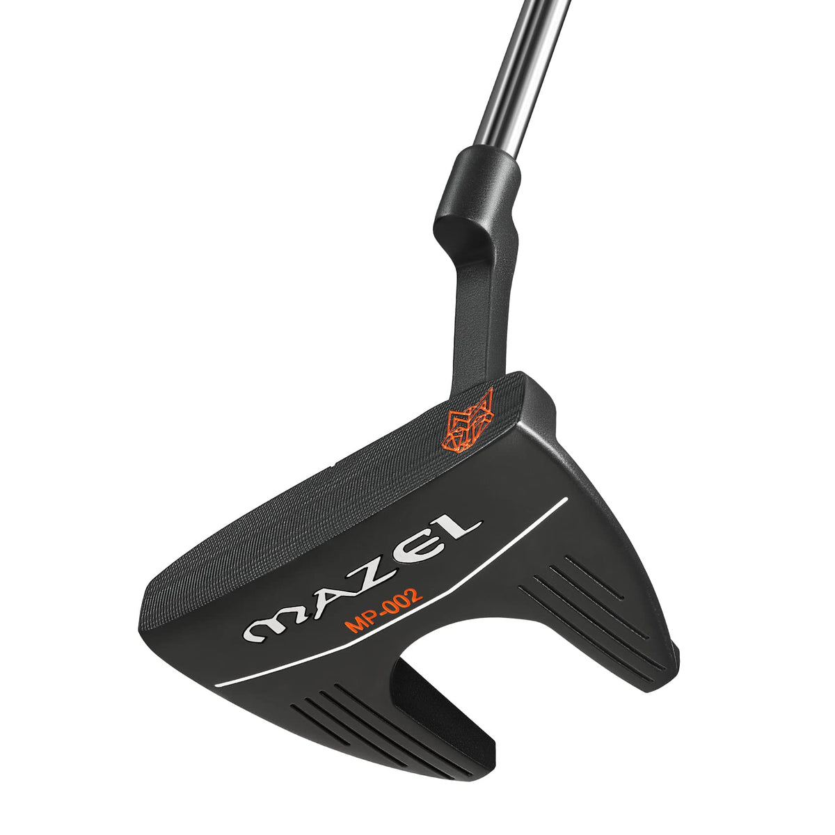 MAZEL Tour GS putter face-milled close-up highlighting precision milling for consistent roll