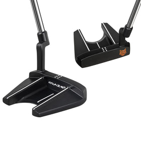 MAZEL Tour GS putter face with CNC milled precision for stable, accurate rolls.